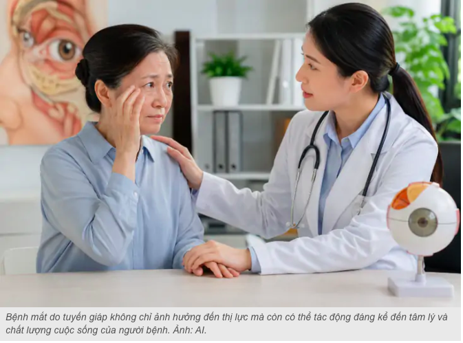 Bệnh mắt do tuyến giáp ảnh hưởng đến cuộc sống người bệnh như thế nào?